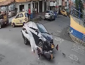 Horrific motorcycle accident 