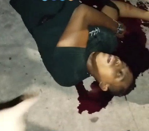 Young man gets a fatally headshot from sicario 