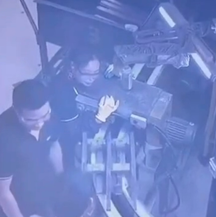 Female Machine Worker isn't Making the Next Shift