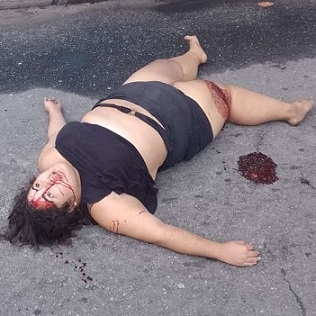 Chubby Woman Sends Herself Off An Overpass