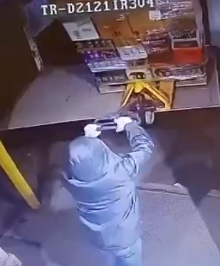 Food Store Worker Clocks Out Early