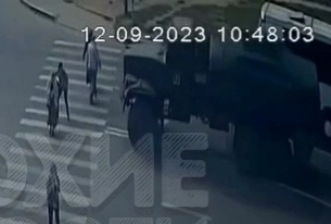 military fuel truck ran over girl horrific footage was caught onvideo 