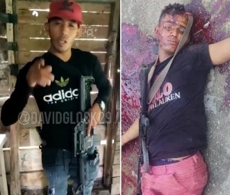 Threatening Colombian police is not a good idea 