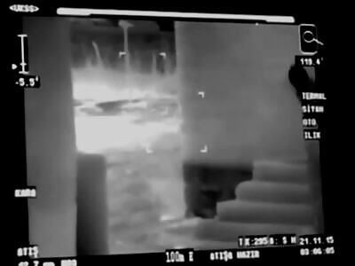 PKK Militants VS Turkish Aselsan SARP .50 cal