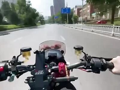 Horrific motorcycle accident 