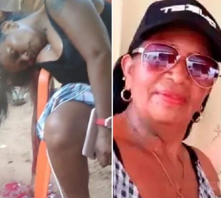 woman was murdered with a gunshot at the door of her house