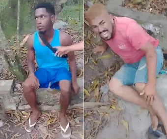 Traditional Way to Teach Petty Thieves a Lesson In the Favela.