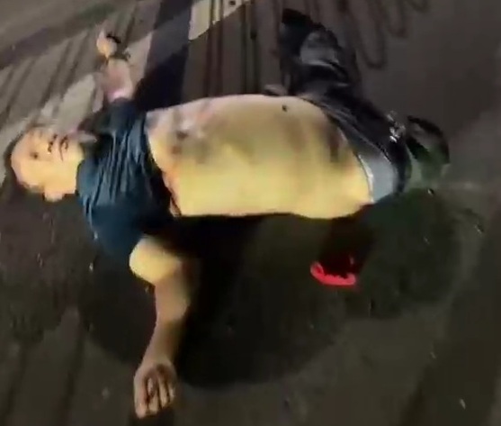 Chinese man split in half after a horrific motorcycle crash 