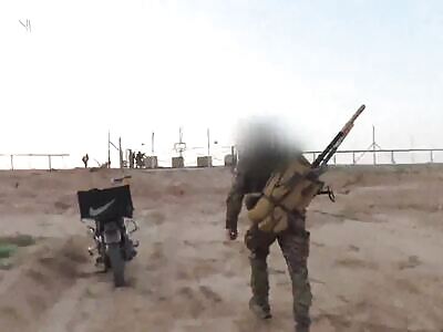 Scenes From The Raid On The Israeli Occupation Forces