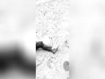 Palestinian Dead Bags after Israel cleaning team