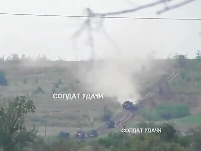 Ukrops Add More Scrap Metal to Road Under RU Cover