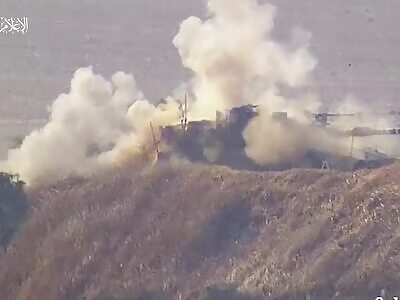 Hamas Soldier Disables Tanks By Throwing Grenades In The Hatch