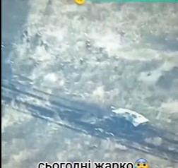 Group of Russian Soldiers Hit by ATGM