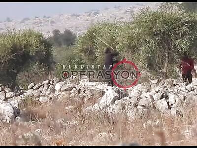 Kurdish militant kills man with shoot in northern Syria