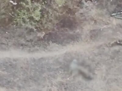 Russian Executes Comrade And Takes Ammo.