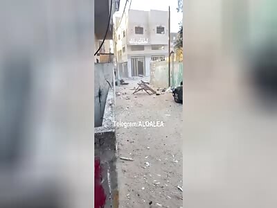 Missile Landed Near The Photographer