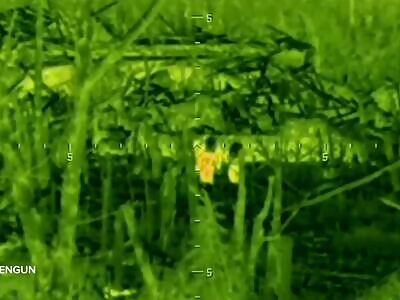 Russian snipers hunting Ukrainians at night