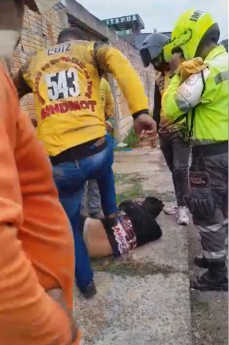 Thief was cruelly trampled by angry bikers