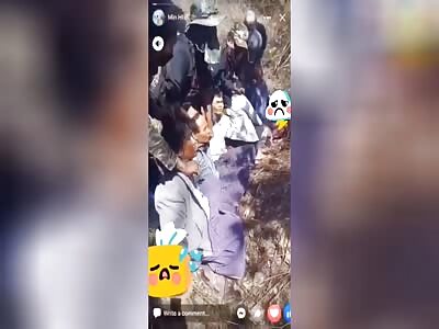 Rebels Cut The Throats Of Several Villagers