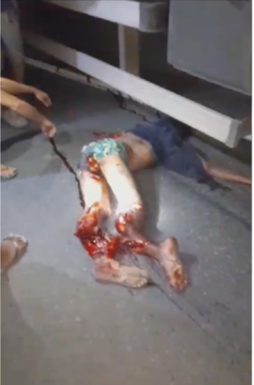 Brazilian became a bundle of bones on the highway