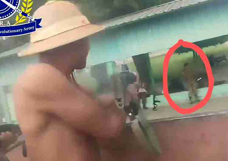 Rebels Light Up Unsuspecting Soldiers With Machine Gunfire