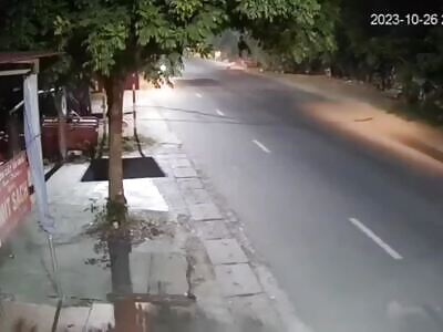 Motorist causes fatal accident to another motorcyclist.