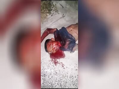 A man was run over and died instantly