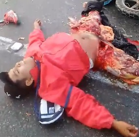 Biker Nightmare Comes True In Horrible Way