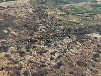 Destruction of the Russian UR-77 