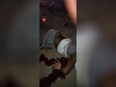 Fatal accident between motorcyclists.