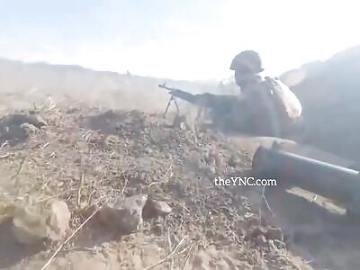 A Russian soldier disguised as a Ukrainian soldier to betray the Ameri