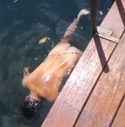 Woman's Body Found near a Dock on the Beach.