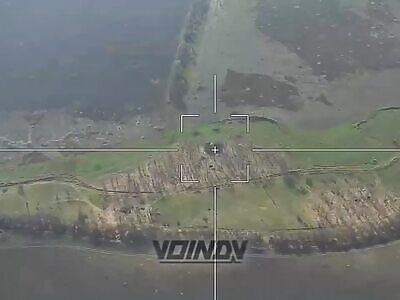 Ukrop Gun Emplacement Hit By A Lancet 