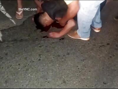 Thief fatally shoots a police officer.