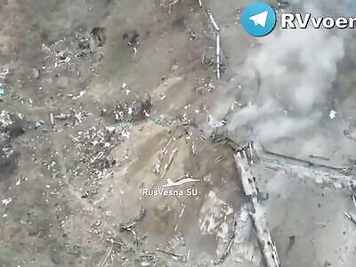 FPV Strikes In the Avdeevka Area. 