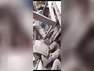 The result of a Ukrainian missile strike