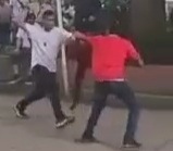 Crazy machete and knife fight