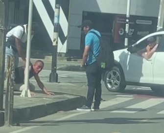 Thief caught and punished hard 