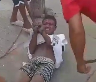 Thief captured tied up humilated and punished hard 