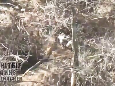 Ukrop Finished Off By RU Fighter 