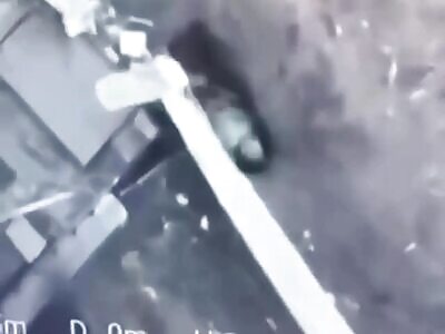 M2 Bradley crushes a Russian cockroach