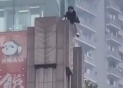 Chinese girl try to seek attention fall to her death 