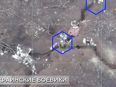 Ukrops Hit By RU Artillery 