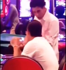 A Man Beats a member of the Japanese Yakuza Gang.