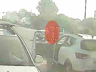 Dashcam Footage Shows Israeli Hostage Running Away And Getting Killed