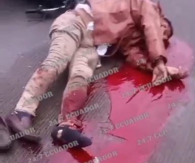 Motorcyclist crashed dead 