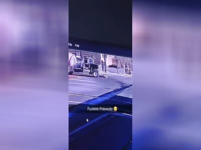 Cement Truck Splatters Wheelchair Bound Man Across The Pavement 