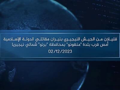 Two members of the Nigerian army were killed by fire from Islamic