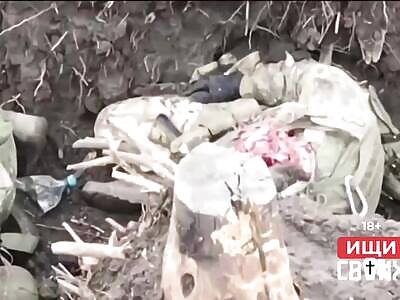 Russian soldiers in Ukraine got hit by some kind of weapons