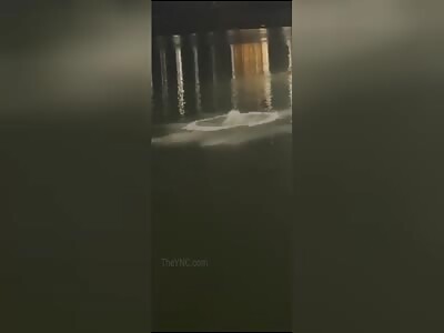 Woman jumps off a bridge in China (Full Video) 